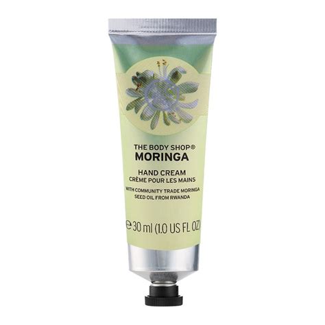 moringa hand cream body shop.